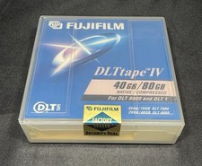 1 NEW SEALED SINGLE FUJIFILM DLT TAPE 4 IV 40GB 80GB ATOMM DATA CARTRIDGE TAPE picture