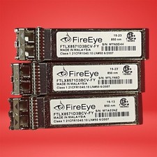 Finisar Lot 3x 10G SFP+ SR Transceivers FTLX8571D3BCV-FY 850nm LC picture