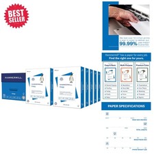 Reliable 8.5 x 11 Copy Paper - 5000 Sheets, 20 lb Weight, Perfect for Every Use picture
