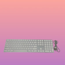 Apple Magic Keyboard W/ Numerical Keypad White - A1843 #UG9867 (AD) picture
