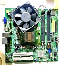 DELL 0RY007 MOTHERBOARD + 2.0GHz INTEL DUAL CORE SLA8Y CPU + H/S & FAN picture