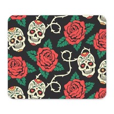 CafePress Skulls And Roses Mousepad  (1404805225) picture