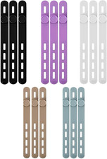 15 Pcs Silicone Cable Ties, Reusable Cord Organizers for Charger Cables, Hair Dr picture