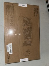 NEW MEETION Wireless Ergonomic Keyboard & Mouse Combo Wave Keys Full-Size PC Mac picture