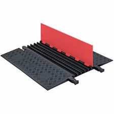 Cable Protector, 1-1/4 in H, 39-7/8 in L, 33-3/8 in W, 5 Channel, Polyurethane, picture