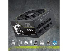 MSI MAG A1000PLS PCIE5, Fully Modular Gaming 1000W Power Supply, 80+ Platinum, picture