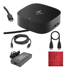 HP 5 TW10AA / 5TW10UT / 5TW10AA#ABB HP Docking Station For Laptop Dual Monitor picture