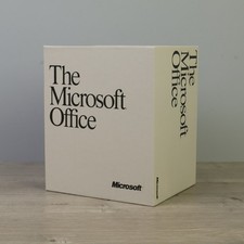 Vintage The Microsoft Office Apple Mac Word Excel Sealed Books Floppy VGC picture