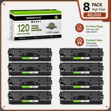 8PK CRG-120 C120 Toner Cartridge For Canon ImageClass D1120 D1150 D1380 D1550 picture