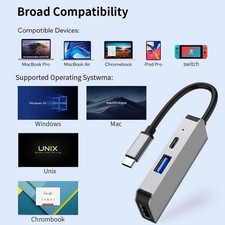 3 In1 Integrator Typec Phone Tablet PC Game Console USB Expansion Dock Docking picture