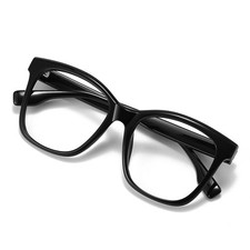 Oversized Square Blue Light Blocking Glasses for Women Men, Anti-Fatigue Comp... picture