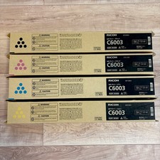 Genuine Ricoh MP C6003 Toner Cartridge Full Set  New 841849 841850 841851 841852 picture
