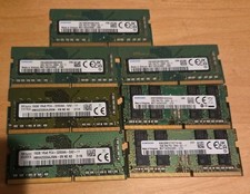 LOT OF 7 16GB DDR4 LAPTOP MEMORY RAM VARIOUS BRANDS/SPEEDS picture