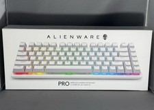 Alienware Pro Wireless Gaming Keyboard Bluetooth Lunar Light  X3V4D New picture