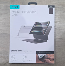 ESR Rebound Magnetic Keyboard Folio Case Black iPad Air 13 M3/M2 Pro 12.9 picture