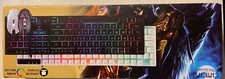 CHONCHOW R8 Series LED Backlit Wired Gaming Keyboard, Mouse & Mousepad Combo NIP picture