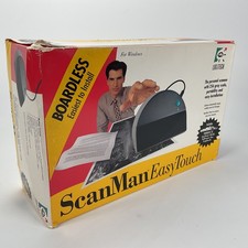 Logitech ScanMan Easy Touch Personal Scanner 256 Gray Scale 0055 Vintage picture
