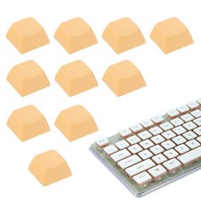 10Pcs XDA Profile Keycap Set PBT Mechanical Numeric Keypads, Pink/Orange picture