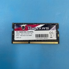 G. SKILL Ripjaws 32GB PC3L-12800 DDR3L-1600 8Gx4 SODIMM Laptop RAM Memory picture