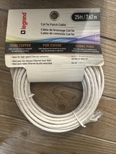 Legrand - On-Q CAT 5e Patch Cable,10Gbps Ethernet Speed,Networking Cord,25-FT picture