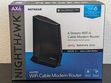 NETGEAR Nighthawk CAX30 AX2700 WiFi 6 DOCSIS 3.1 Cable Modem Router AX6 picture