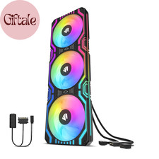 Matrix 360Mm PC Fan, 56 Addressable Leds RGB Fans, All-In-One Square Frame Integ picture