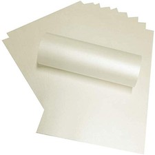 Premium Ivory Quarzo Pearl Paper – A4 (8.27 x 11.7 in) – 120gsm (32lb Bond) S... picture