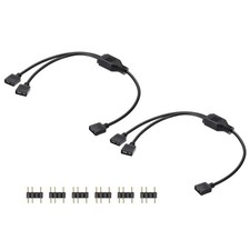 2 Pcs ARGB Splitter Cable, 5V 12