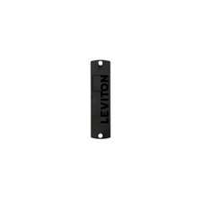 Leviton 5F100-PLT SDX Single-Mode (OS2) Blank Precision Molded Plate Black picture