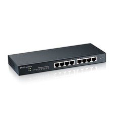 Zyxel 8-Port Gigabit Switch | Smart Managed | Desktop/Wallmount and Fanless | picture