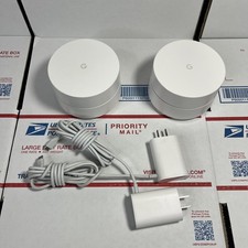2X Google WIFI Access Point Router NLS-1304-25 WIFI Google Mesh - SAME DAY SHIP picture