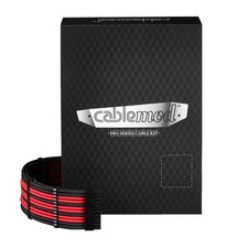 CableMod C-Series Classic ModMesh Sleeved Cable Kit Corsair Type RMx Black Red picture