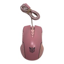 🌊 ONIKUMA CW905 Pink Wired RGB Gaming Mouse PC Computer USB WORKS - K4 picture