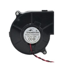 1PC Turbo Fan Double Ball Blower Hole Pitch 80MM YY7530H24B 24V 0.24A 7530 picture