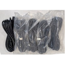 MSL (QTY 5) 12Ft IEC C13 to C14 AC Power Cords 10A 250V 18AWG picture