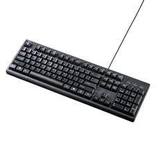 Sanwa Supply English PS/2 Keyboard Black SKB-E5PBKfrom JP picture
