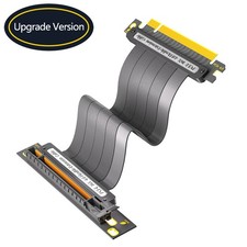 PCIE 4.0 Extension Cable, 16x Shielded High Speed GPU Riser Cable, Length 20cm picture