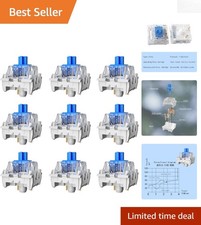 Zhouwang 10PCS Blue Mechanical Switches for Enhanced Gaming Experience picture