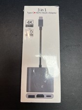 3 in 1 USB C Hub 4K HDMI Adapter USB 3.0 PD Charging for MacBook Laptop picture