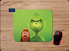 DR SEUSS THE GRINCH & MAX FUNNY MOUSE PAD MAT NONSLIP SCHOOL HOME OFFICE GIFT picture