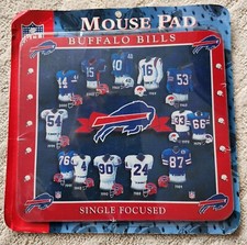 BUFFALO BILLS, NFL Vintage Mouse Pad - HOME OFFICE GIFT Football Sports Fan in P picture