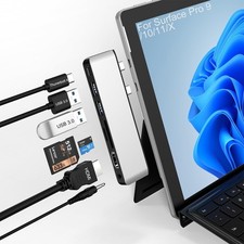 Surface Pro 9/10/11/X Docking Station, Surface Pro 11 USB Hub with 4K HDMI, USB- picture