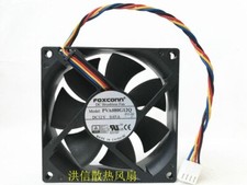 1PC Foxconn 8025 PVA080G12Q 12V 0.65A 8CM 4-Pin PWM Large Air Volume Cooling Fan picture