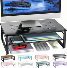2-Tier Metal Monitor Stand Riser picture