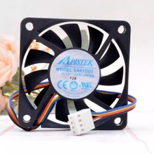 APISTEK DC12V 0.40A 6010 SA61O2 6CM 4-Pin PWM Cooling Fan picture