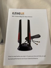EIFAGUR Strong Magnetic Base WiFi Antenna for Router PC Computer Card Gaming picture