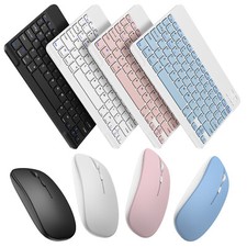 Lightweight, Rechargeable & Portable Wireless Keyboard and Mouse for iPad & Mac picture