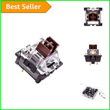 Effortless DIY Replacement: 32 Pcs Brown Tactile Mechanical Keyboard Switches picture