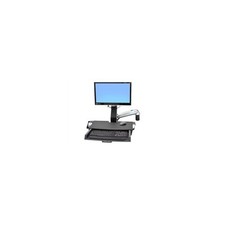 ERGOTRON STOCK 45-260-026 STYLEVIEW SIT-STAND COMBO ARM WITH WORKSURFACE picture