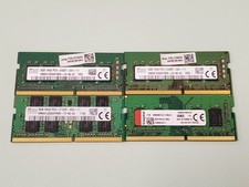 Lot of 4 8GB DDR4 SODIMM Memory LAPTOP RAM MAJOR BRANDS Mixed Speeds picture